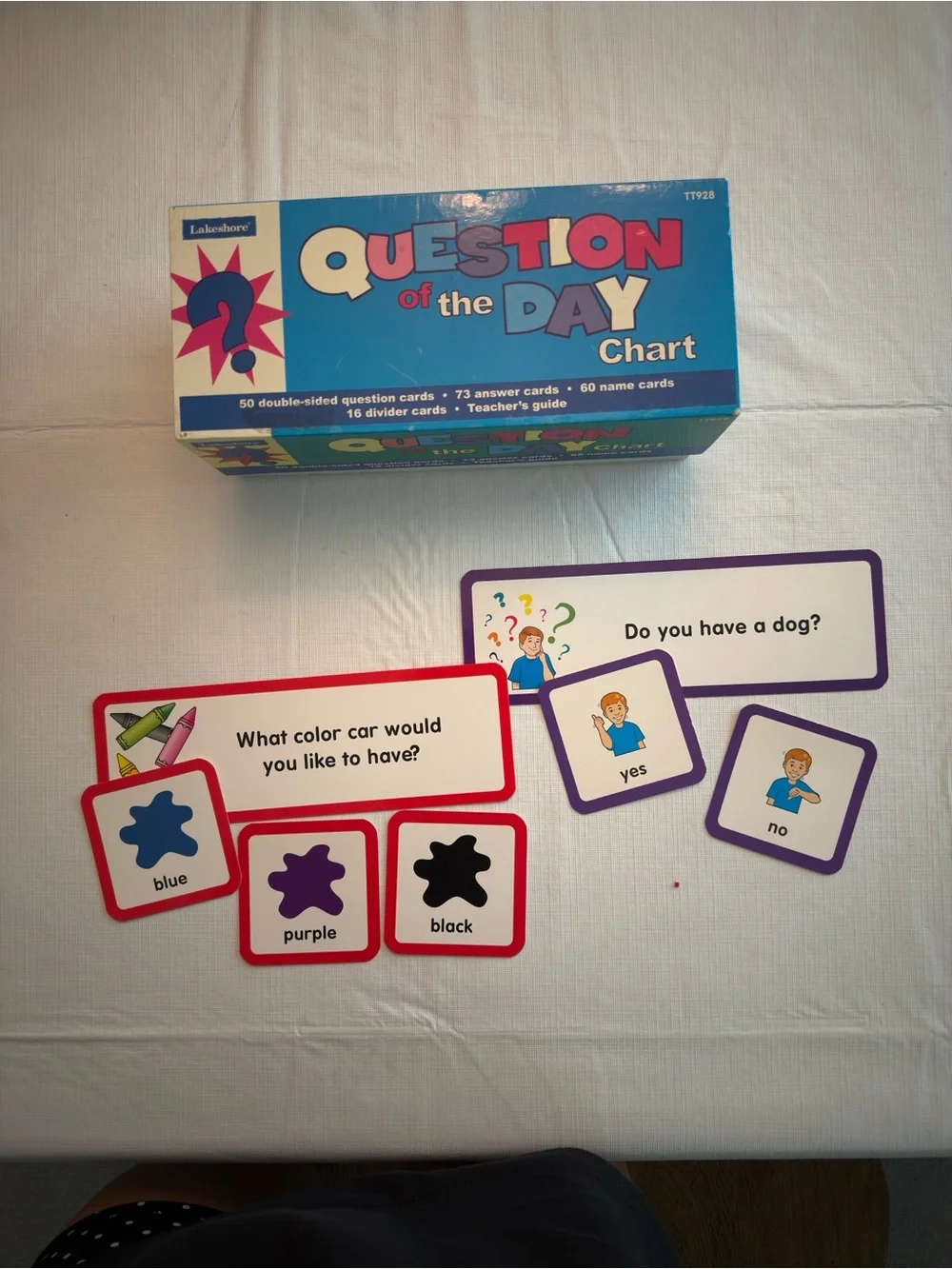 Question of the Day Chart - Kids Activity Set